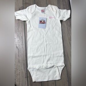 Baby Guess RARE NEW VINTAGE Layette XL 18-24 Girls with Pink Embroidered Logo